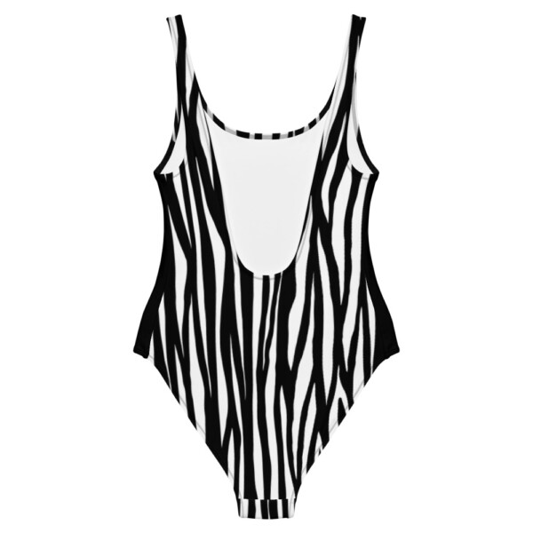 Zebra One-Piece Swimsuit - Image 2